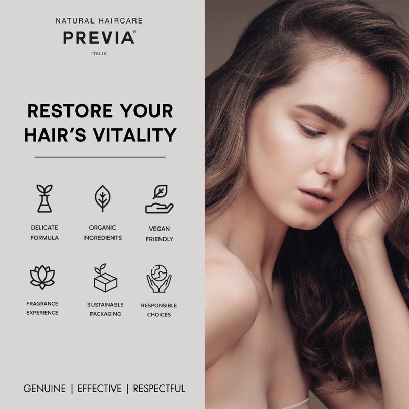 PREVIA Keeping Organic Green Walnut Colour Shine Coloured Hair Conditioner 250 ml - Image 5